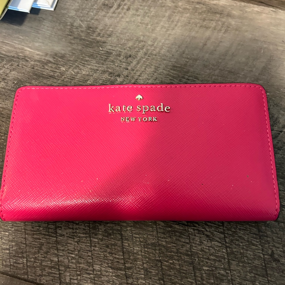 Pink kate spade wallet